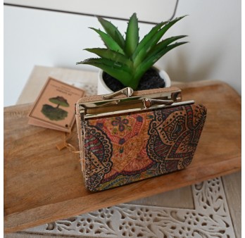 Petit portefeuille compact en liège