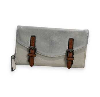 Portefeuille Mélanie Paris Elegant Beige et argenté