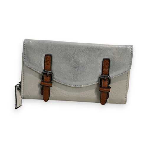 Portefeuille Mélanie Paris Elegant Beige et argenté