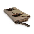 Portefeuille Élégance Mélanie Paris Taupe & Or