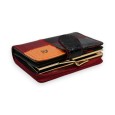 Portefeuille Patchwork Tricolore Cuir Premium