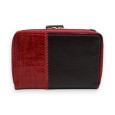 Portefeuille Patchwork Tricolore Cuir Premium