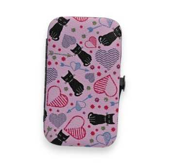 Set de Manucure Chat Rose 6 Pièces