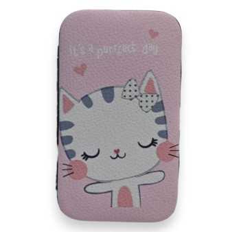 Set Manucure Chat Kawaii Rose 6 Pièces