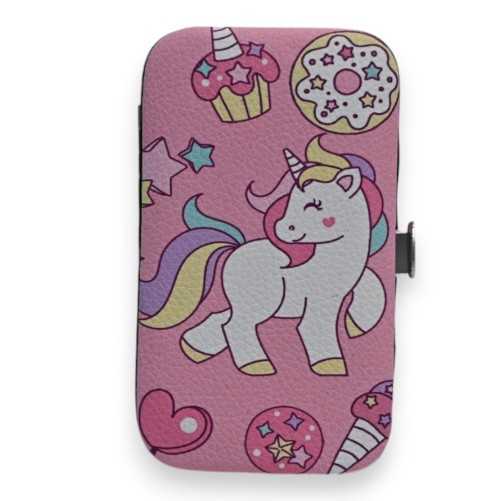 Set de Manucure Licorne Rose 6 Pièces