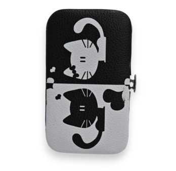 Set de Manucure Chat Noir et Blanc 6 Pièces
