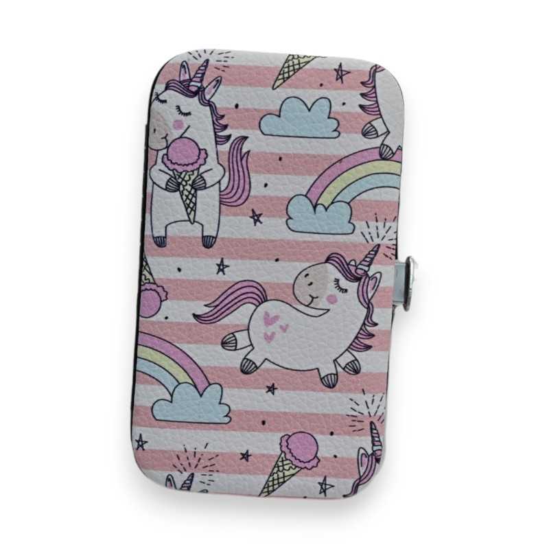 Set de Manucure Licorne 6 Pièces Rose
