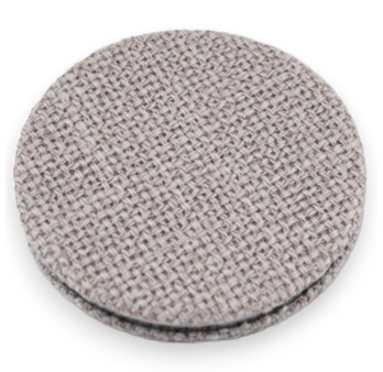 Petit miroir de poche cœur fleur 3D gris