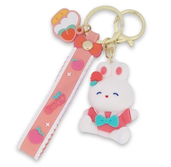 Porte-clés lapin chic et rigolo