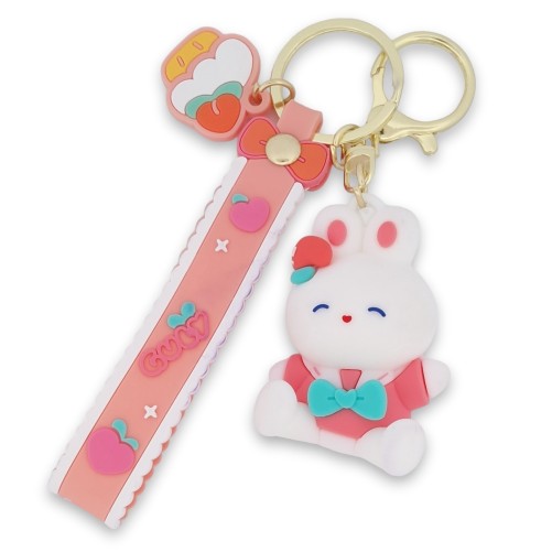 Porte-clés lapin chic et rigolo