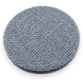Petit miroir de poche bleu ciel coeur fleur 3D parme