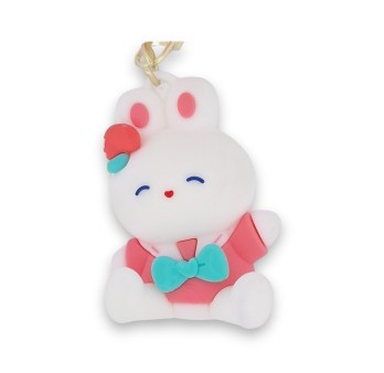 Porte-clés lapin chic et rigolo