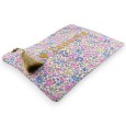 Pochette J'ADORE en coton imprimé liberty