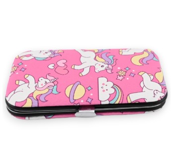 Set manicure licorne rose