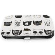 Set manicure chat noir et blanc