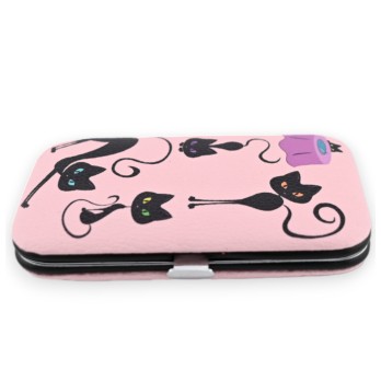 Set de manicure chat noir filou